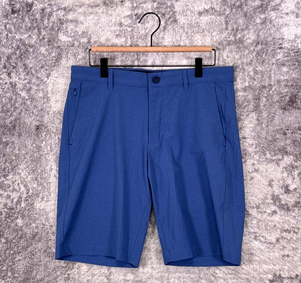Tommy Bahama Chip Shot Shorts 32 x 10 Mens IslandZone Blue Performance